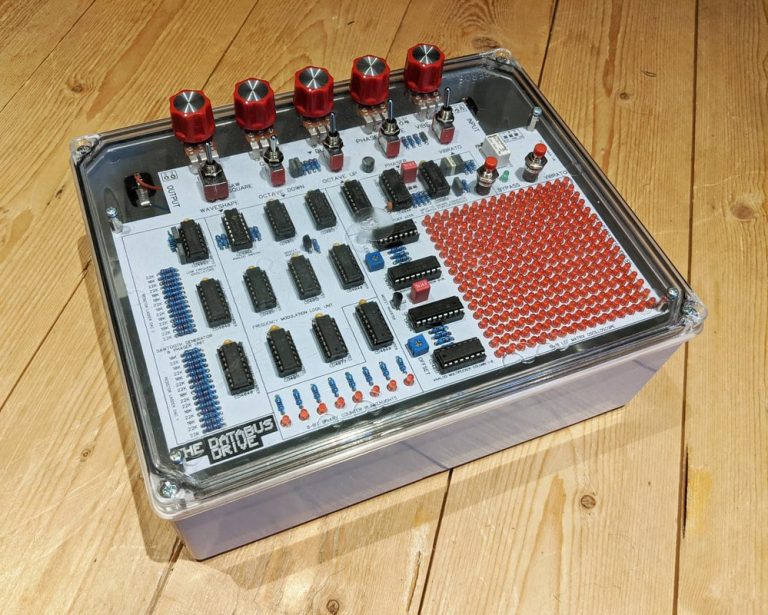 The assembled C19 Databus Drive demo unit